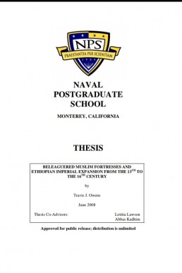 BELEAGUERED MUSLIM FORTRESSES AND  ETHIOPIAN IMPERIAL EXPANSION